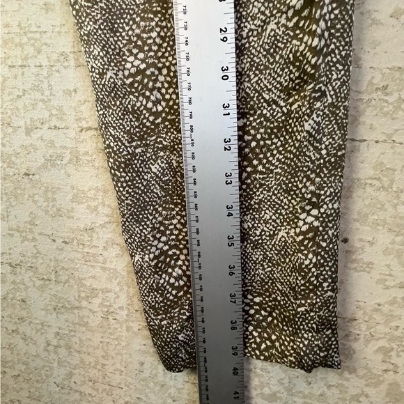 Joie 100% Silk Pants Animal Print Sz 8 Old Money Quiet Luxury Capsule - Picture 14 of 16